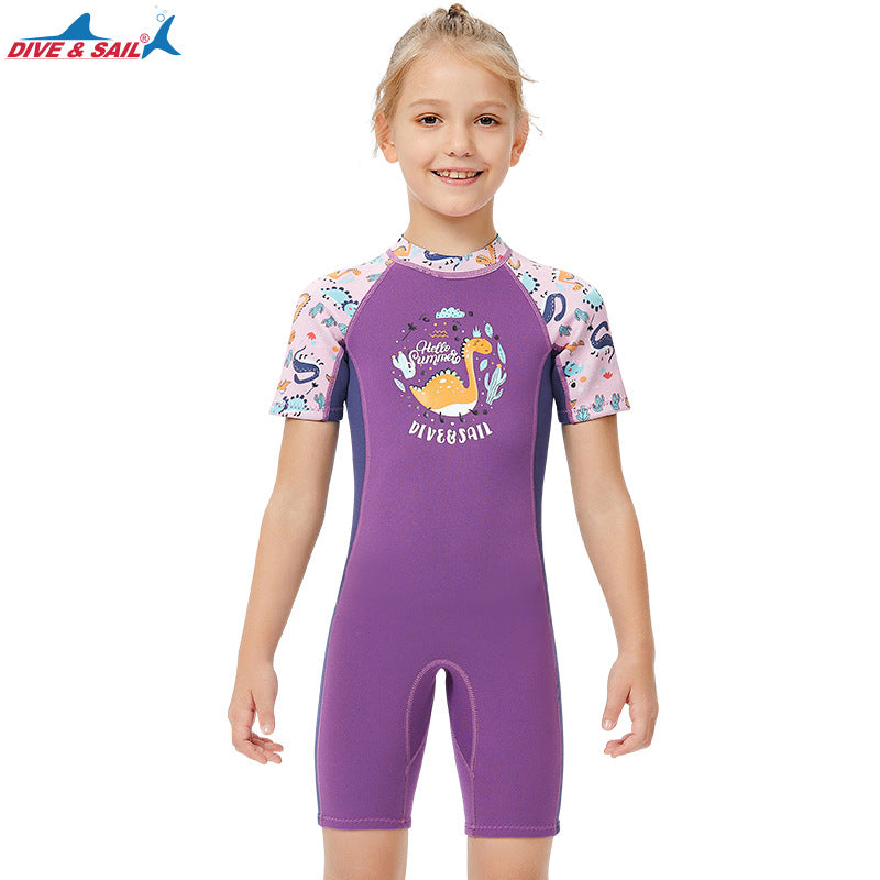 kids short wetsuit for girls