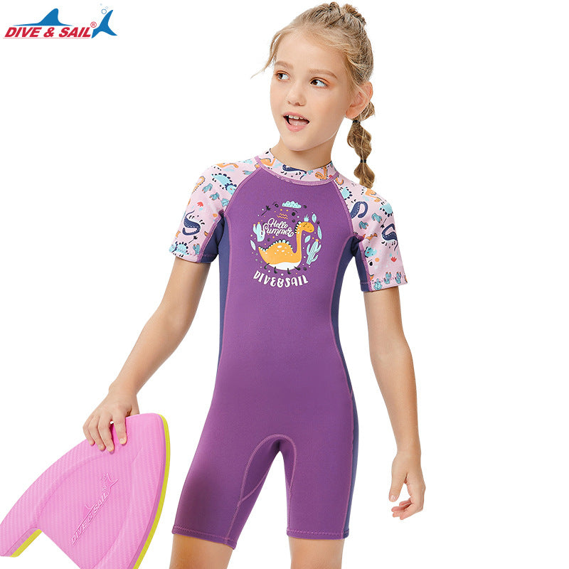 kids short wetsuit for girls
