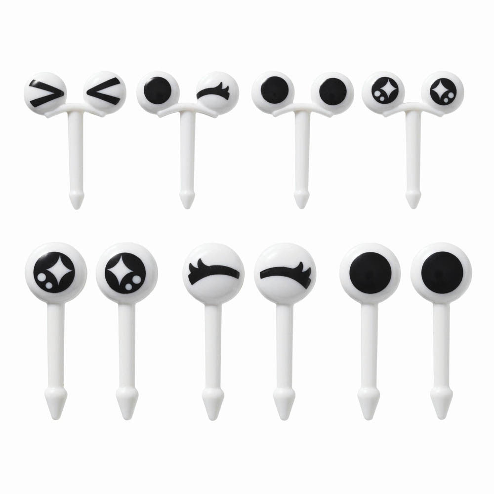 Lunch Box Accessories Eyes Food Pick 10pcs