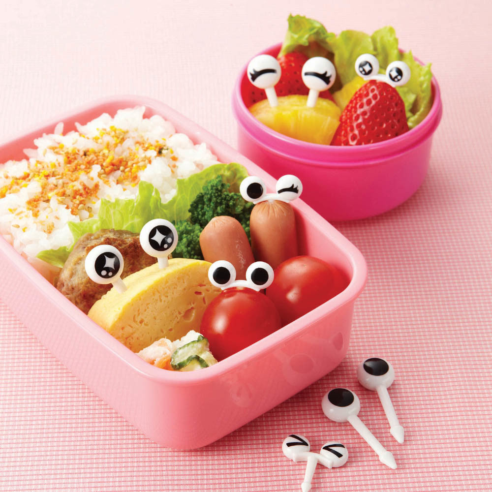 Lunch Box Accessories Eyes Food Pick 10pcs