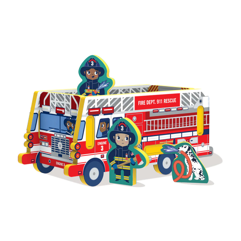 Storytime Puzzle and Toy 2 in 1 - Fire Truck