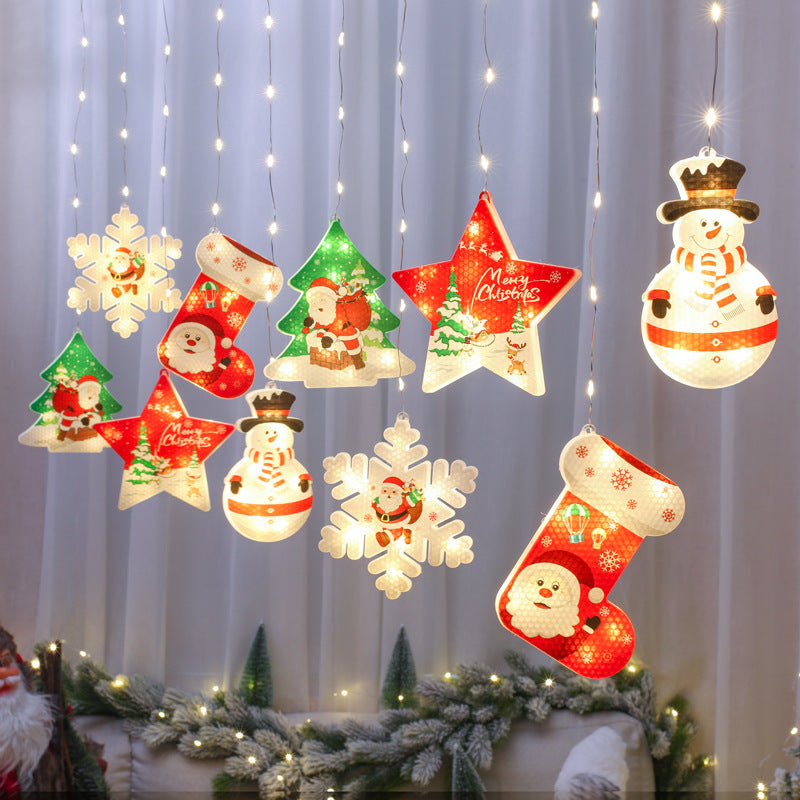 Christmas Decoration LED Lights Christmas Tree Hanging Lights 6 pack