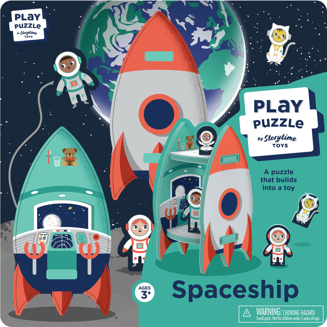 Storytime Puzzle and Toy 2 in 1 - Spaceship