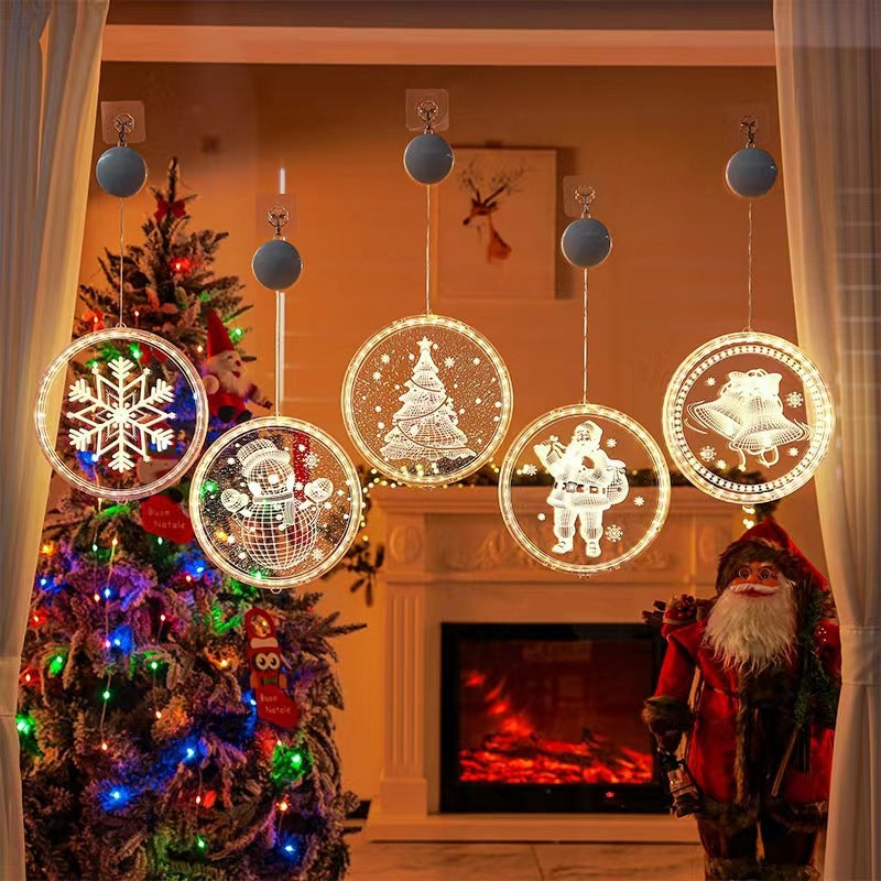 Christmas Lights, 3D Window Decoration Light