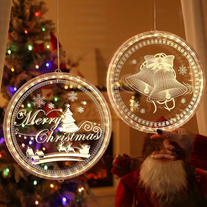 Christmas Lights, 3D Window Decoration Light